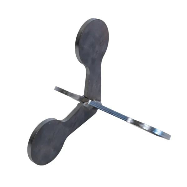 Jumping Jack Reactive 3/8" AR500 Steel Target - 4" Paddles - Welded