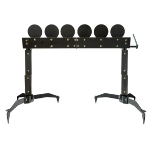 3/8" AR500 Pull to Reset Plate Rack Steel Reactive Target