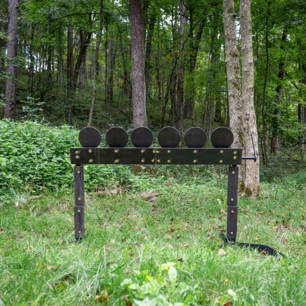 3/8" AR500 Pull to Reset Plate Rack Steel Reactive Target